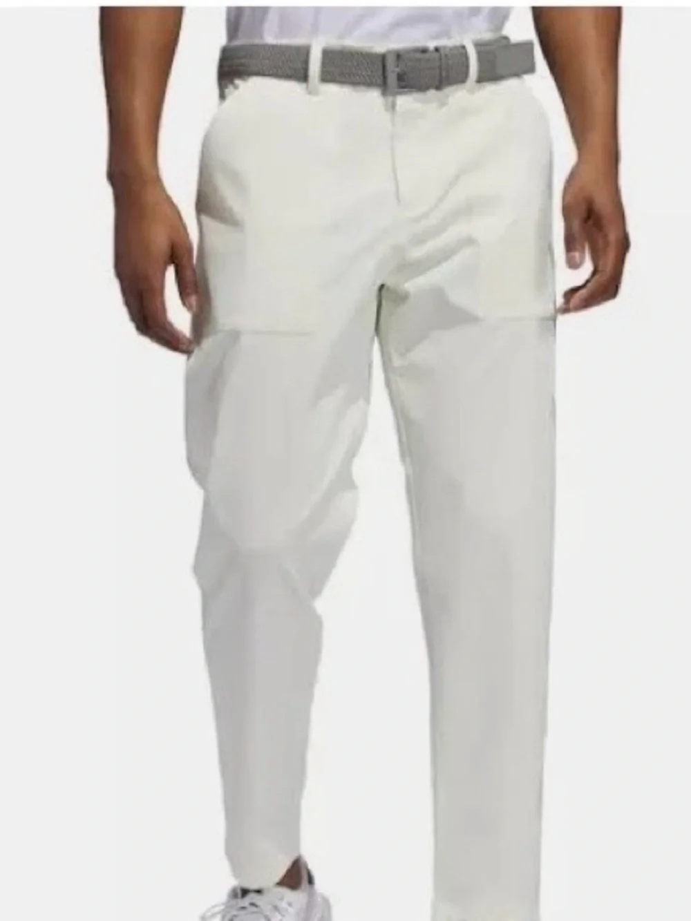 adidas Utility 365 Men's Off-White Chinos 32x32 Golf Travel Work Office NWT